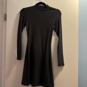 Small Black Knit American Apparel Black Dress